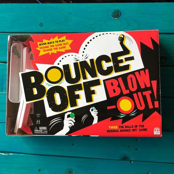 Bounce Off Blow Out Game (2-4players) Twice the Balls In 4 Different Colors - Picture 7 of 16